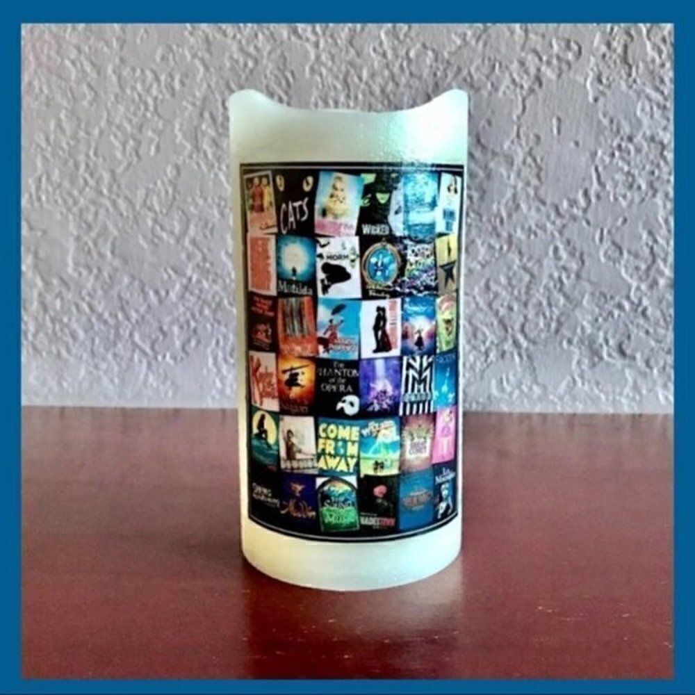 *30off3* 🕯Broadway Musical Theater Flameless Candle